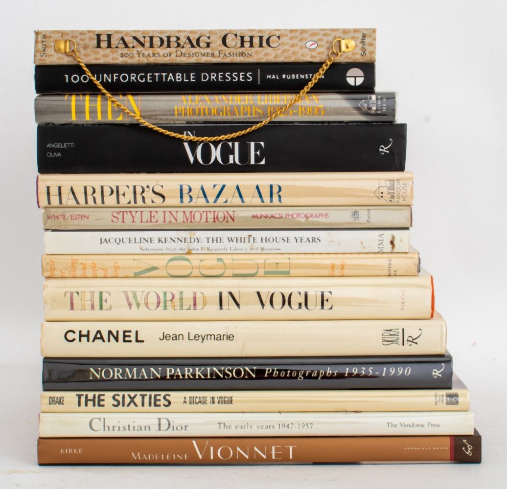 GROUP OF BOOKS OF COUTURE AND FASHION