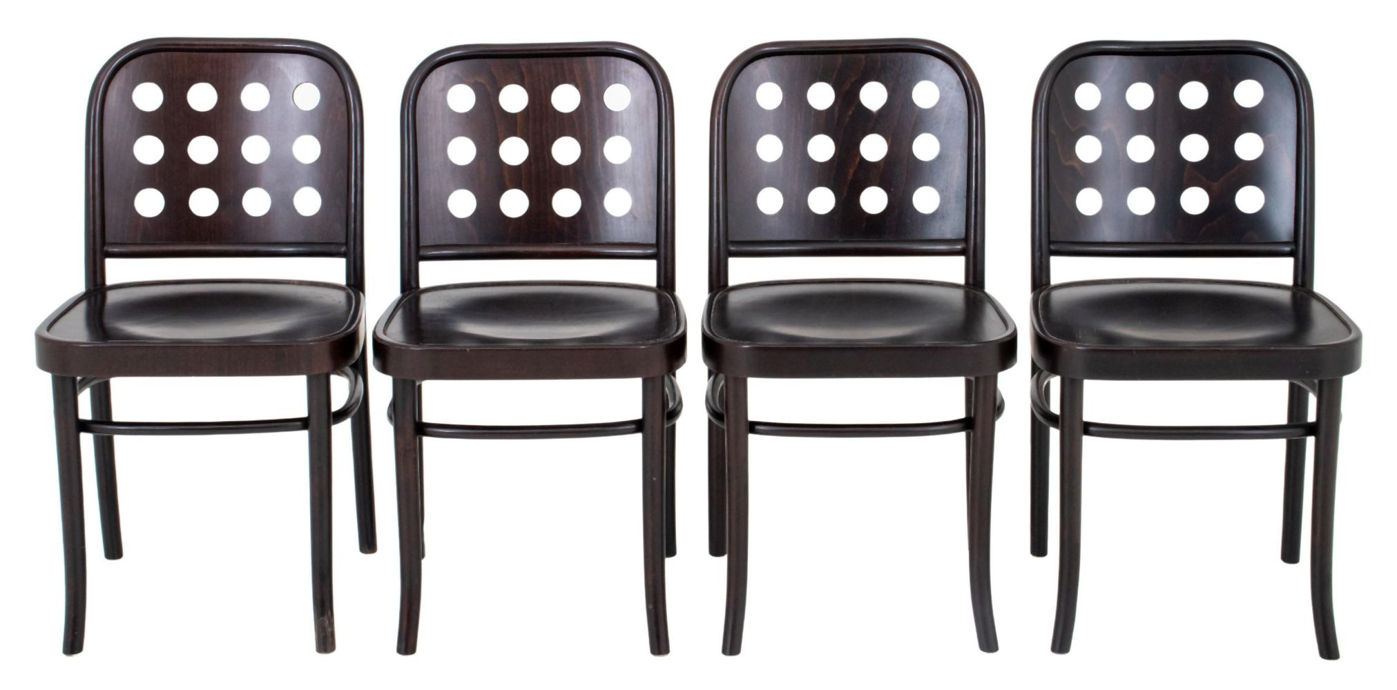 JOSEF HOFFMANN THONET SIDE CHAIRS,