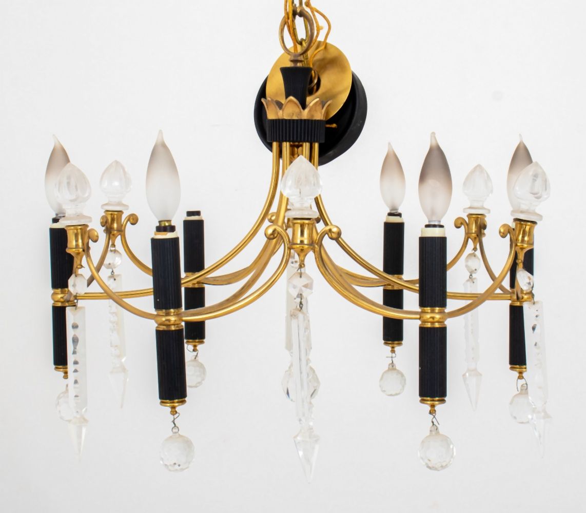 ANDRE ARBUS STYLE SIX LIGHT CHANDELIER