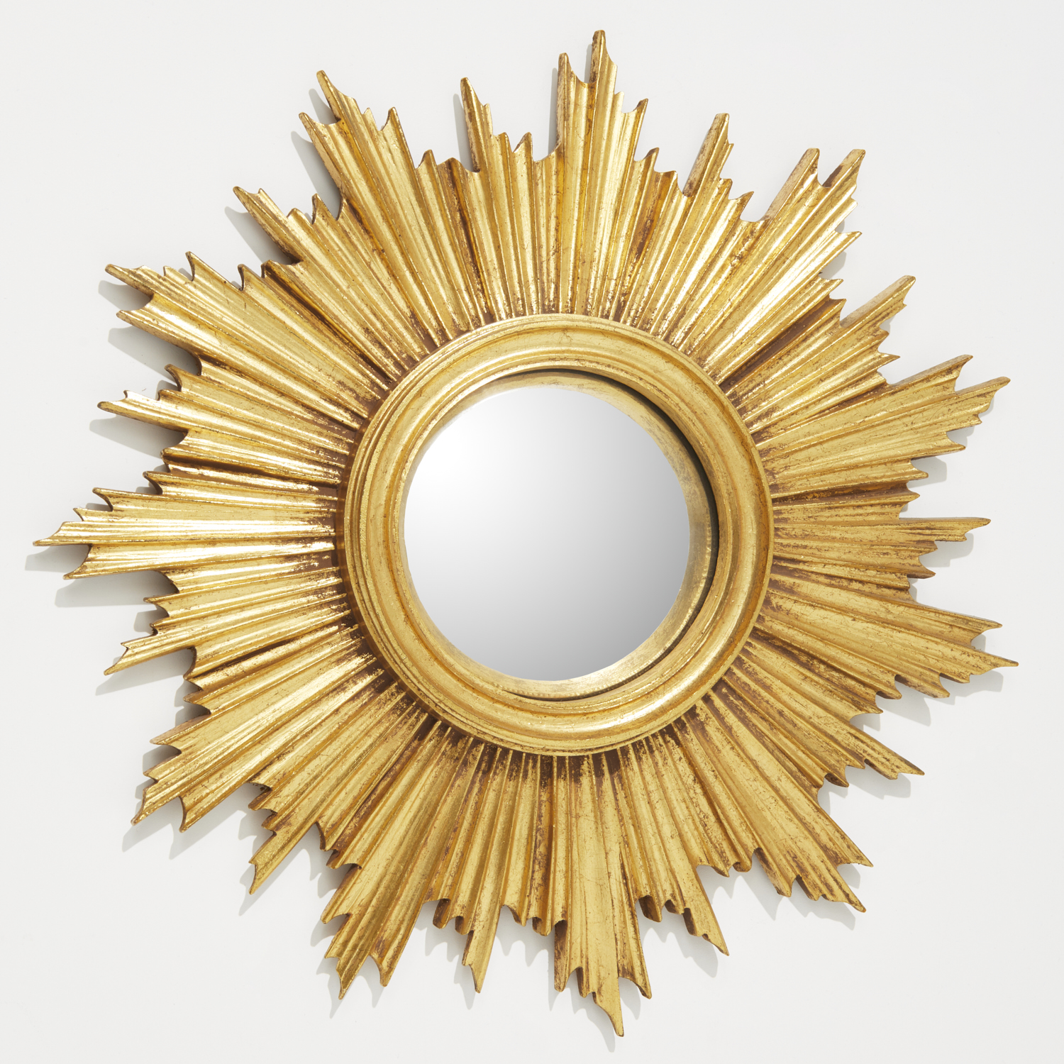 GILT COMPOSITION SUNBURST MIRROR 2fb147