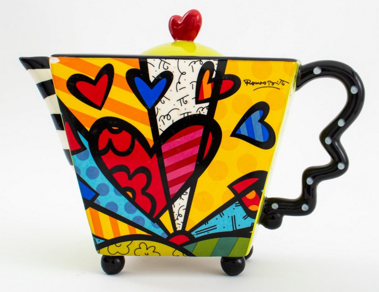 ROMERO BRITTO COLORFUL CERAMIC