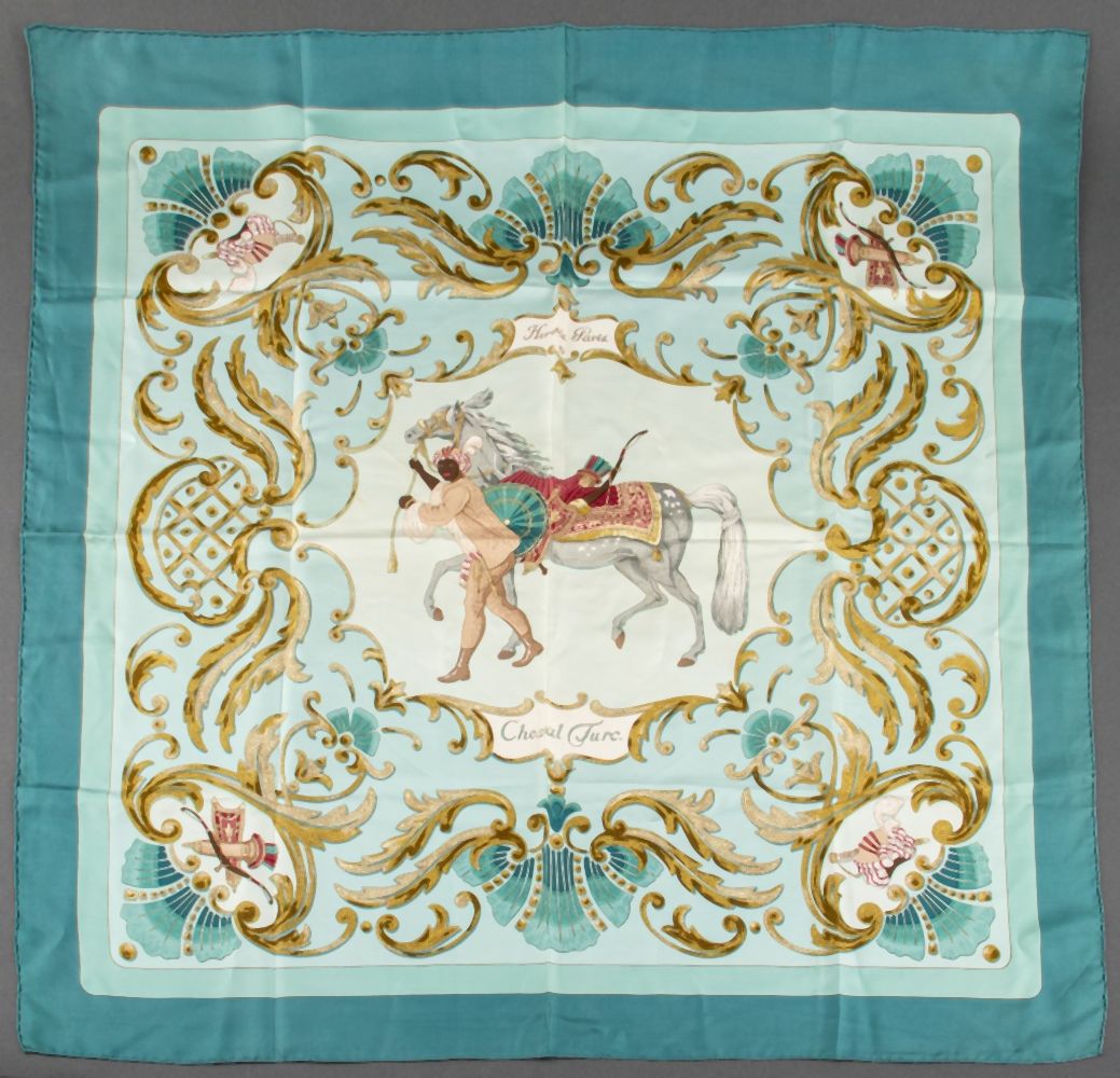 HERMES "CHEVAL TURC" SQUARE SILK