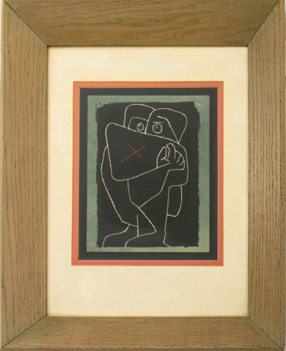 PAUL KLEE "THE EMBRACE" SCREEN