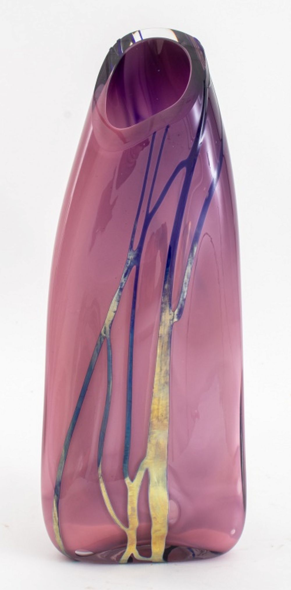 MODERN PURPLE STUDIO ART GLASS 2fb195