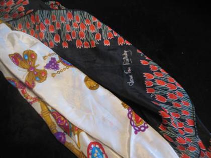 Two designer scarves DVF and Hanna 4c4f7