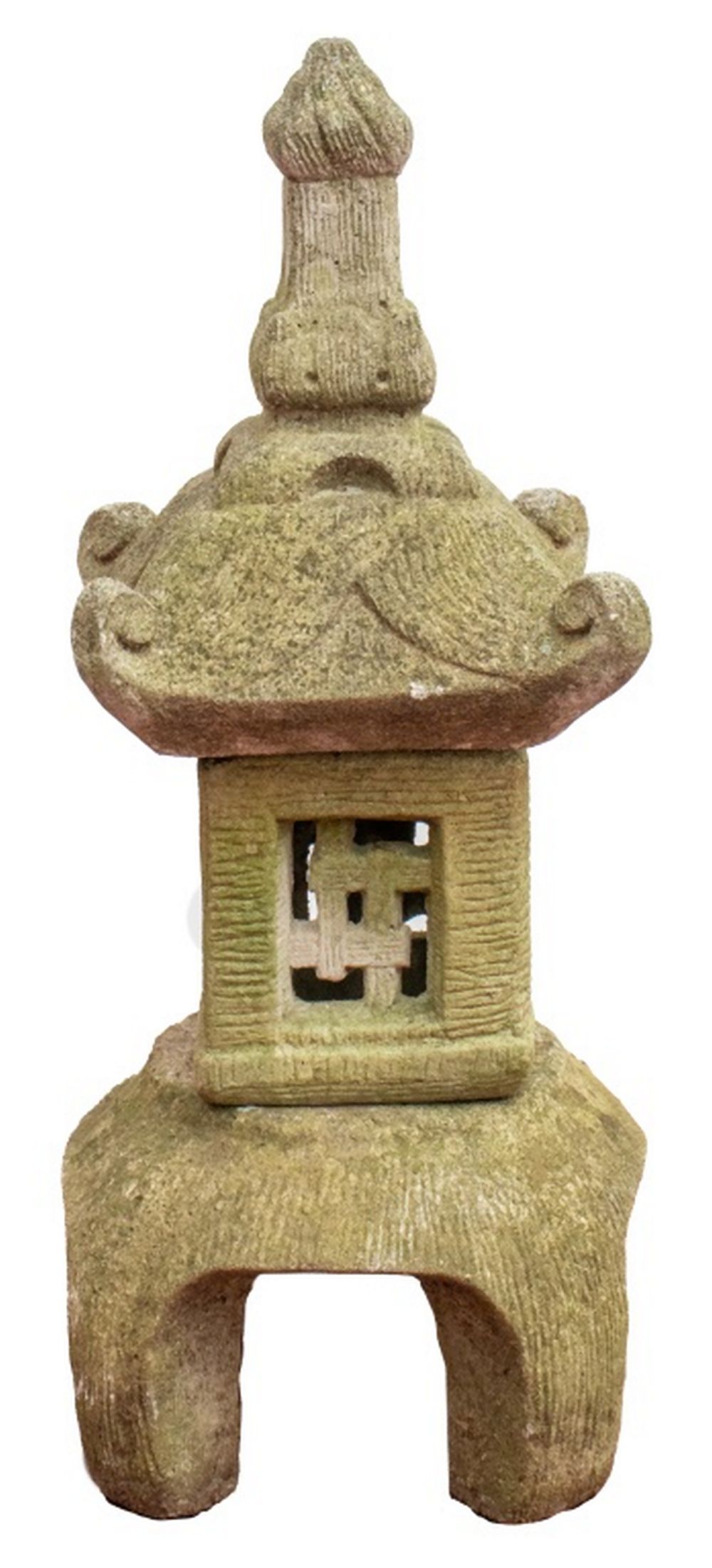 CEMENT PAGODA GARDEN ORNAMENT Charming 2fb1bb