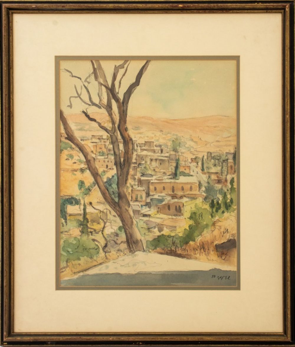 KURT ZINGER MIDDLE EASTERN LANDSCAPE