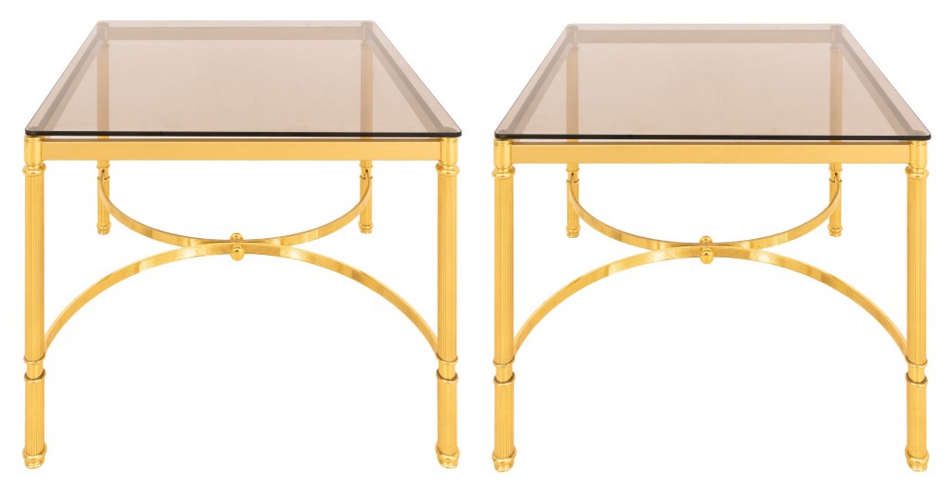 MAISON JANSEN STYLE GILT METAL