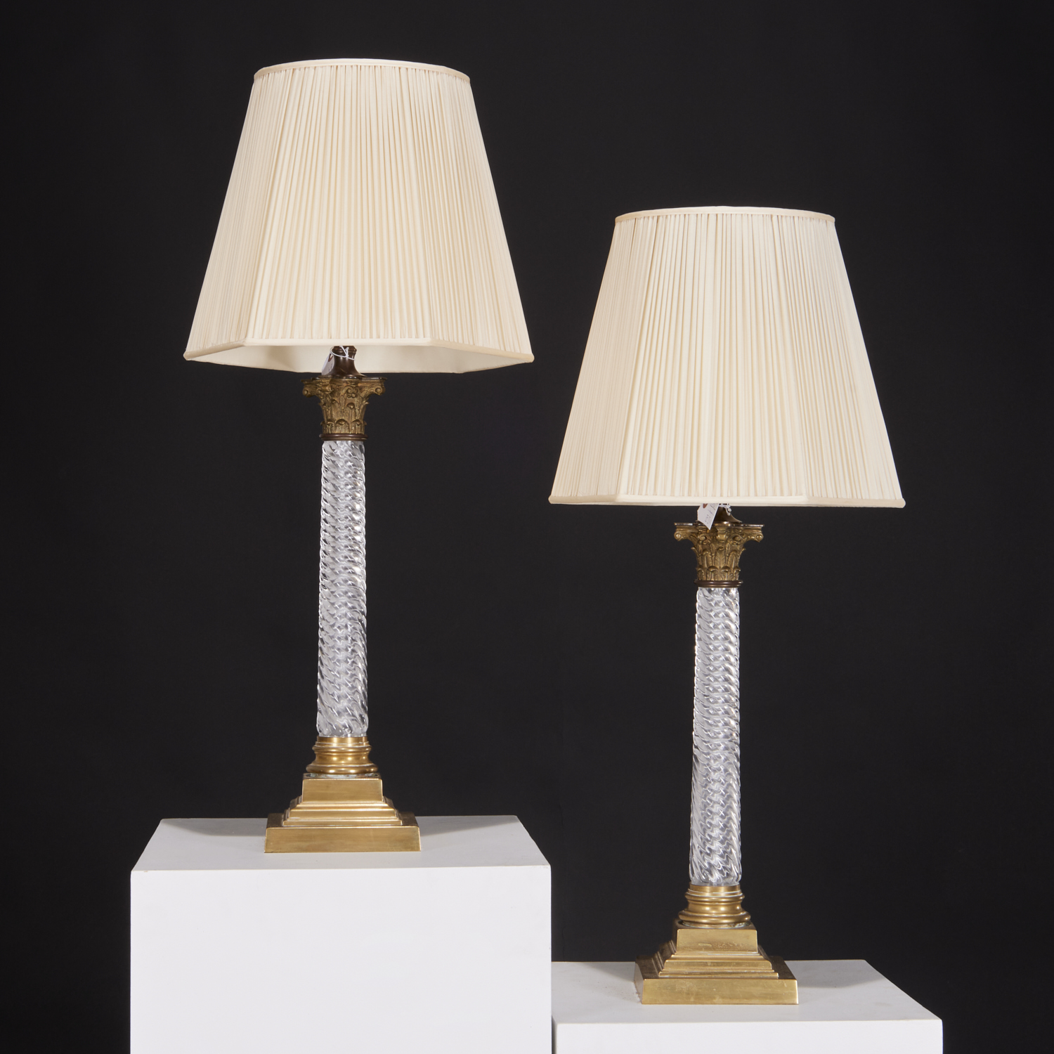 PAIR NEO CLASSICAL STYLE BRASS 2fb2a8