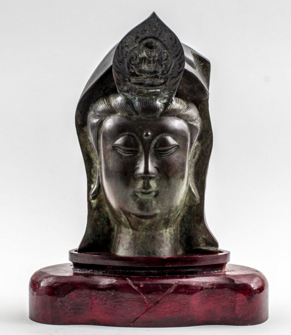 CHINESE GUANYIN BODHISATTVA BRONZE