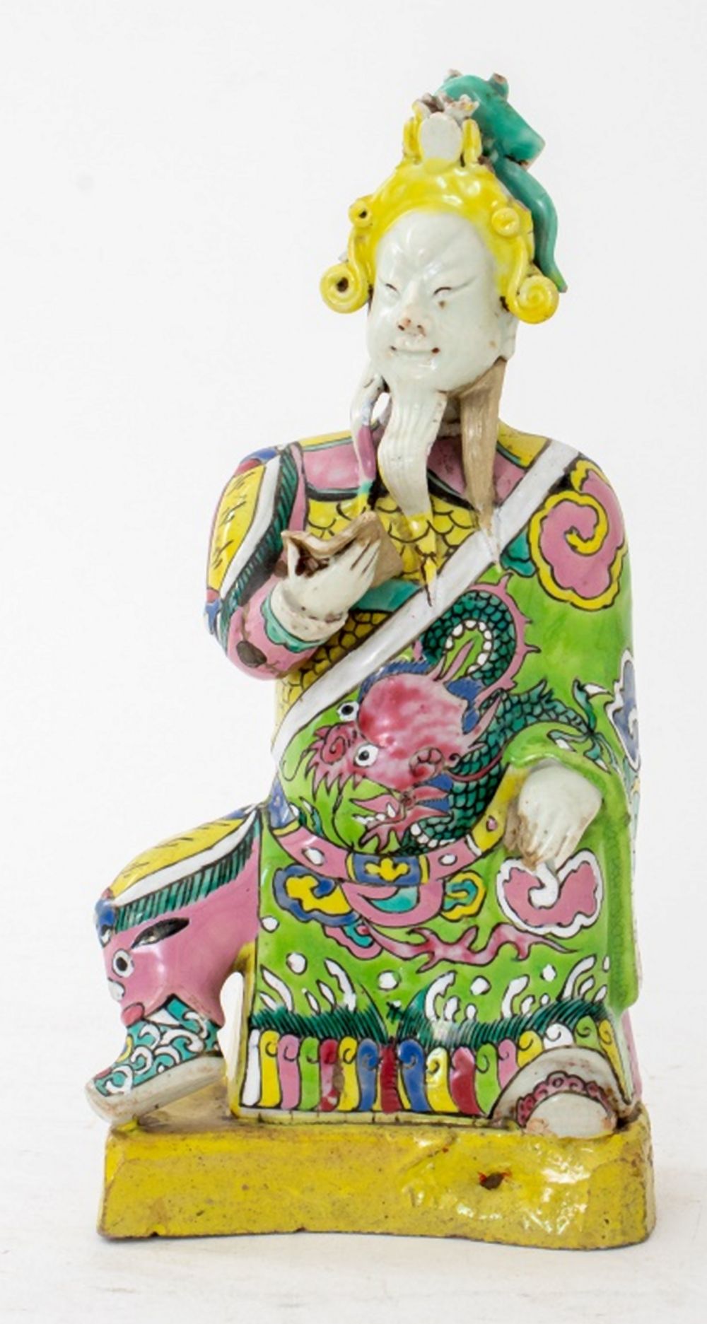 CHINESE PORCELAIN POLYCHROME FIGURE 2fb31f