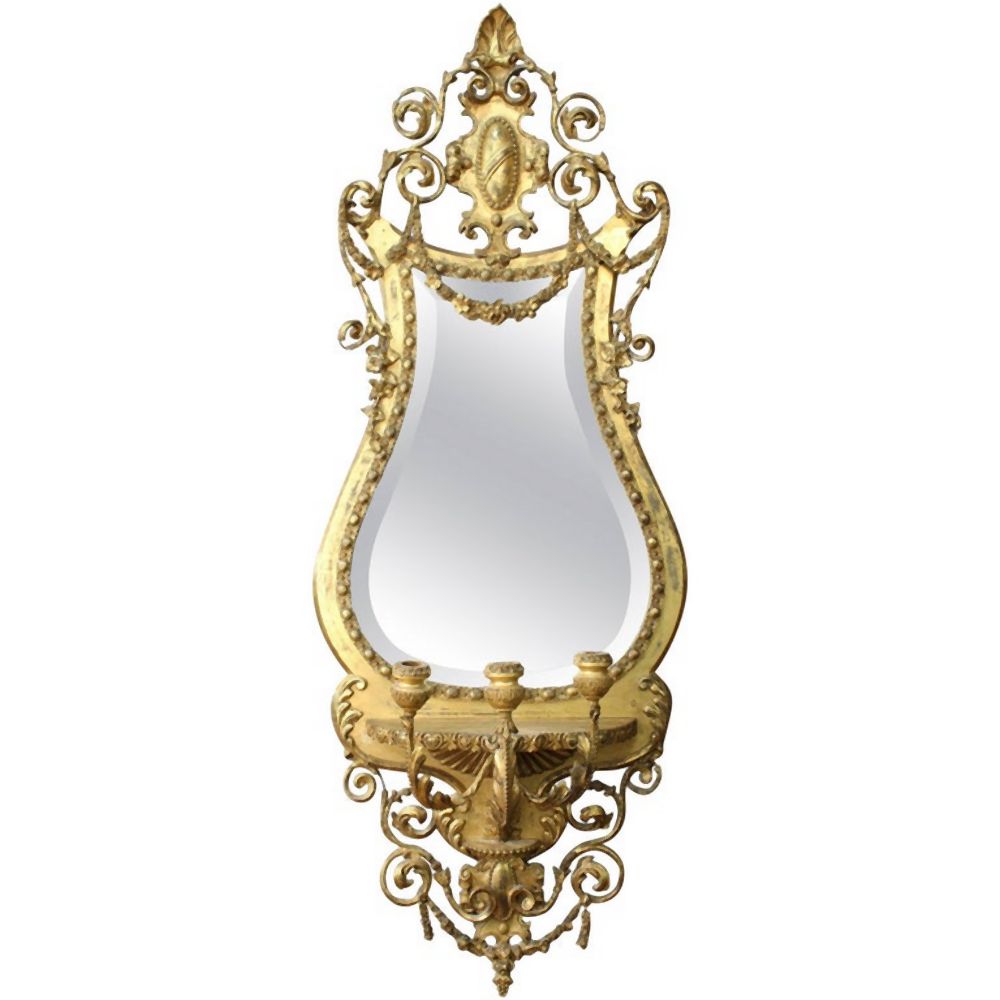 GEORGE III GESSO & GILTWOOD GIRANDOLE