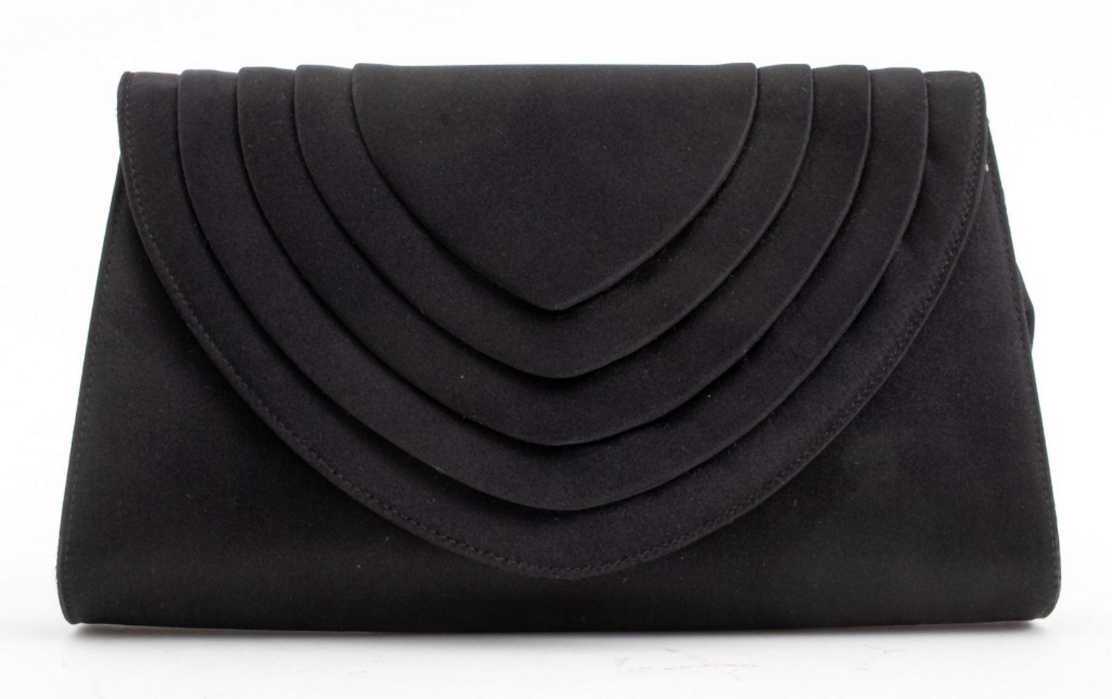 GUCCI BLACK SATIN CLUTCH EVENING 2fb3c6