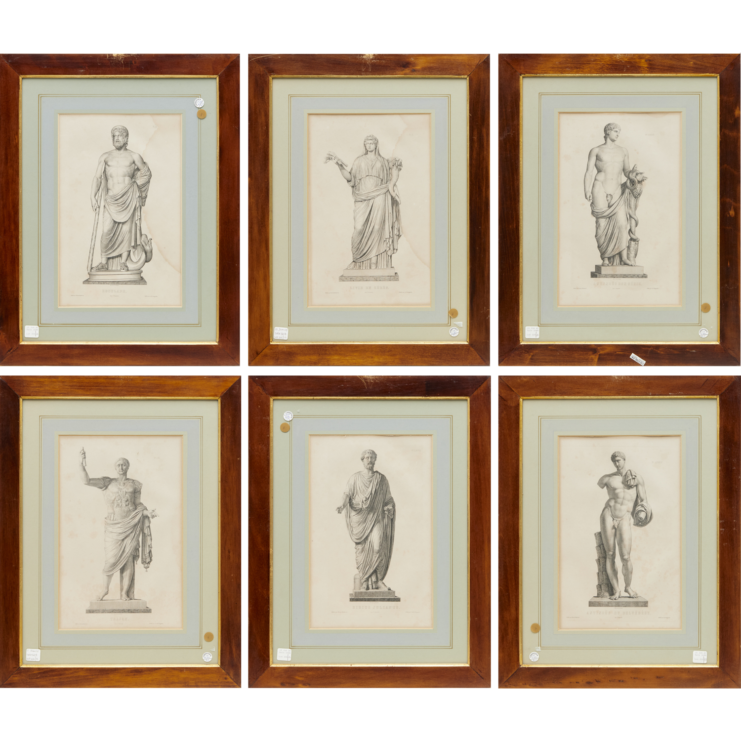 BOUILLON (AFTER), (6) ENGRAVINGS,