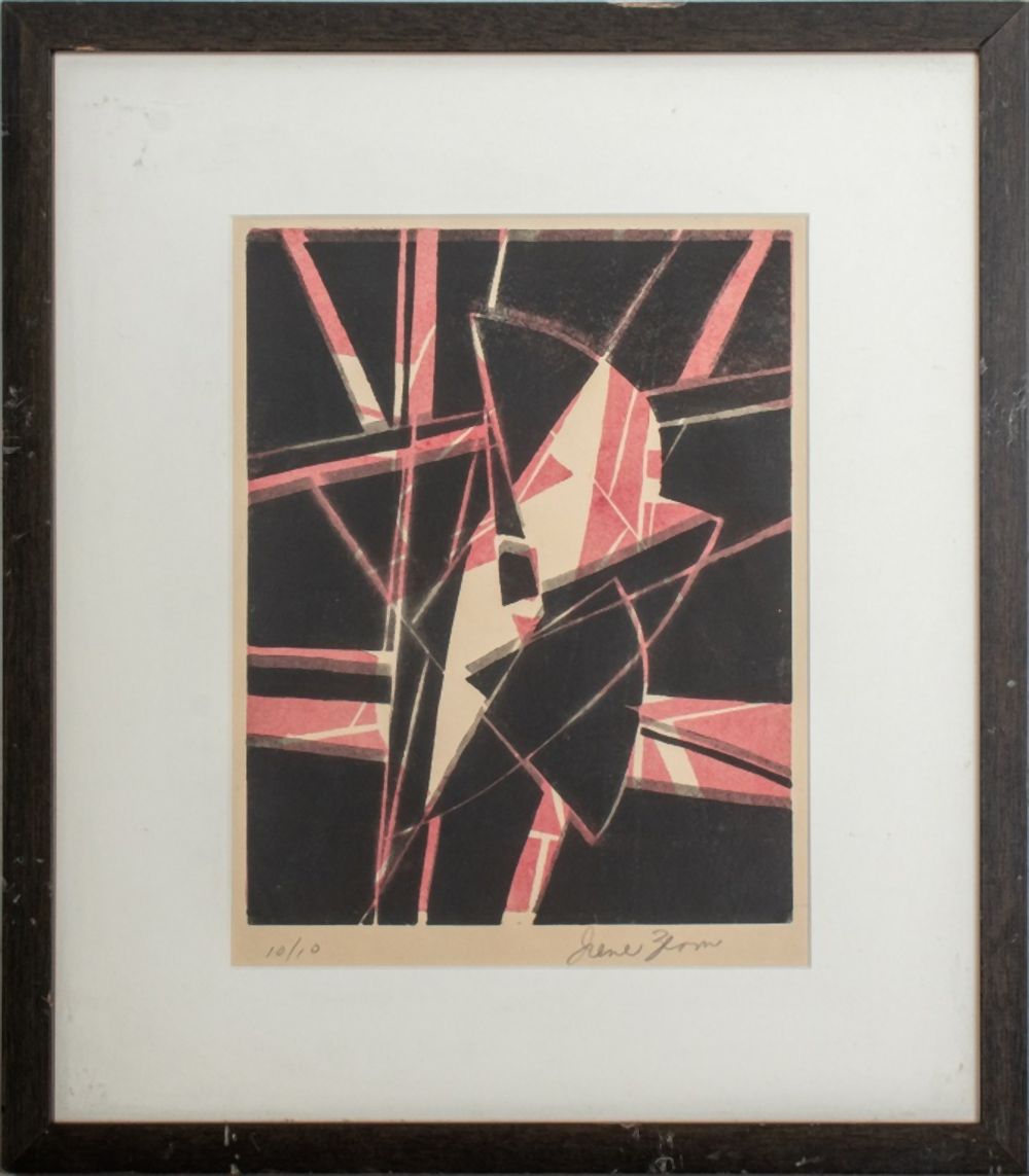 IRENE ZEVON UNTITLED LITHOGRAPH 2fb417