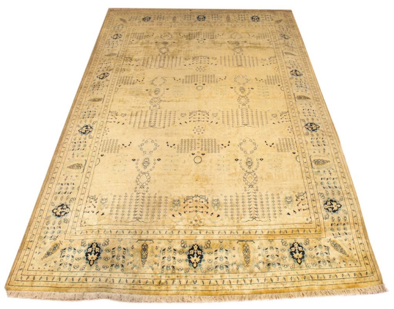 LARGE MOGUL STYLE RUG 12 X 9  2fb439