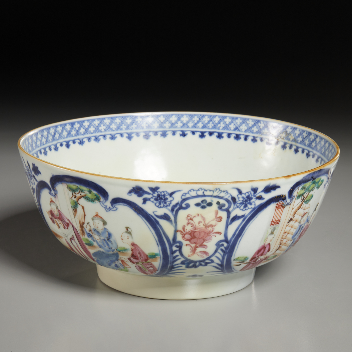 CHINESE FAMILLE ROSE BOWL Qing 2fb454