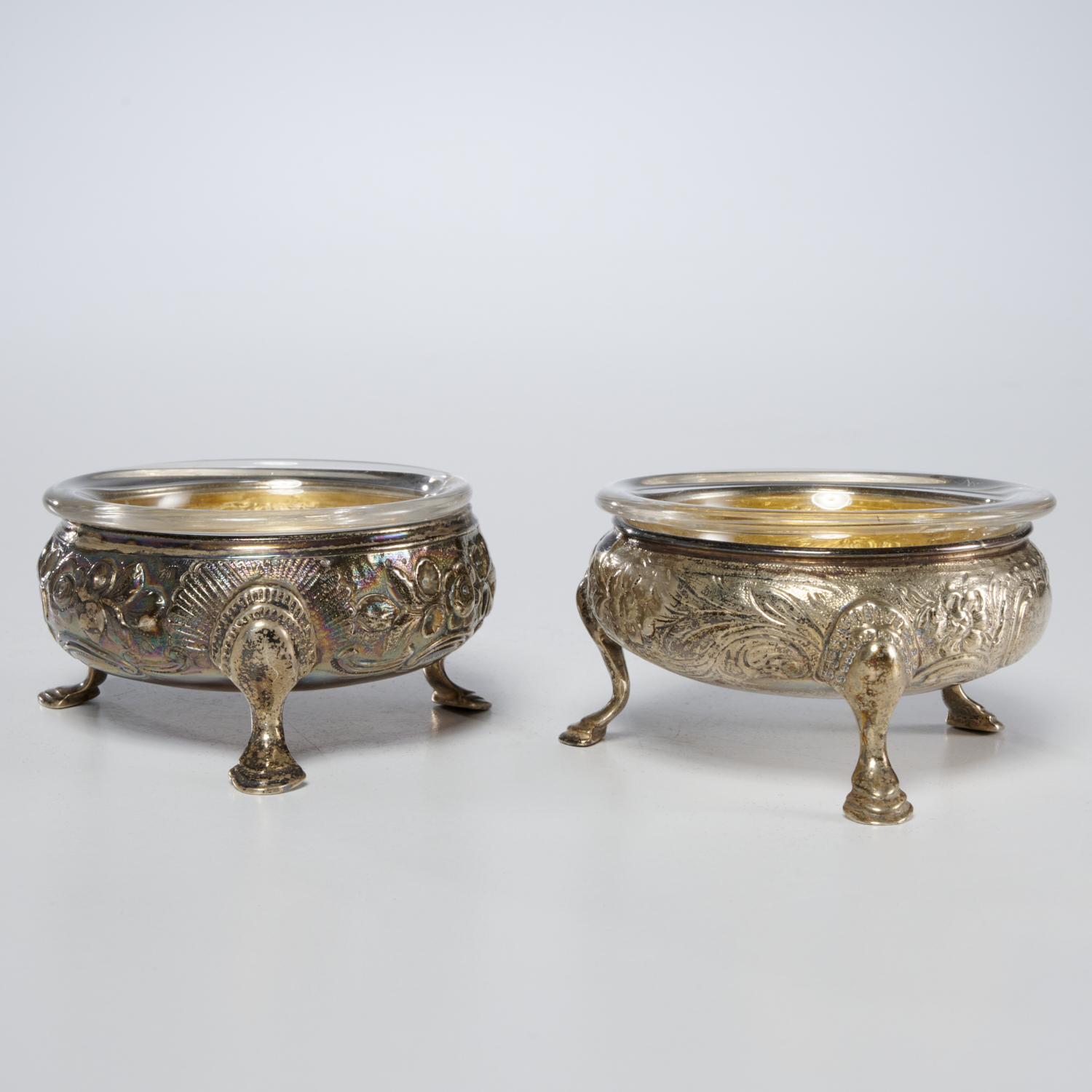 PAIR GEORGE II PERIOD STERLING