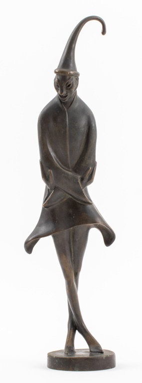 HAMSPOHN ART DECO BRONZE HARLEQUIN