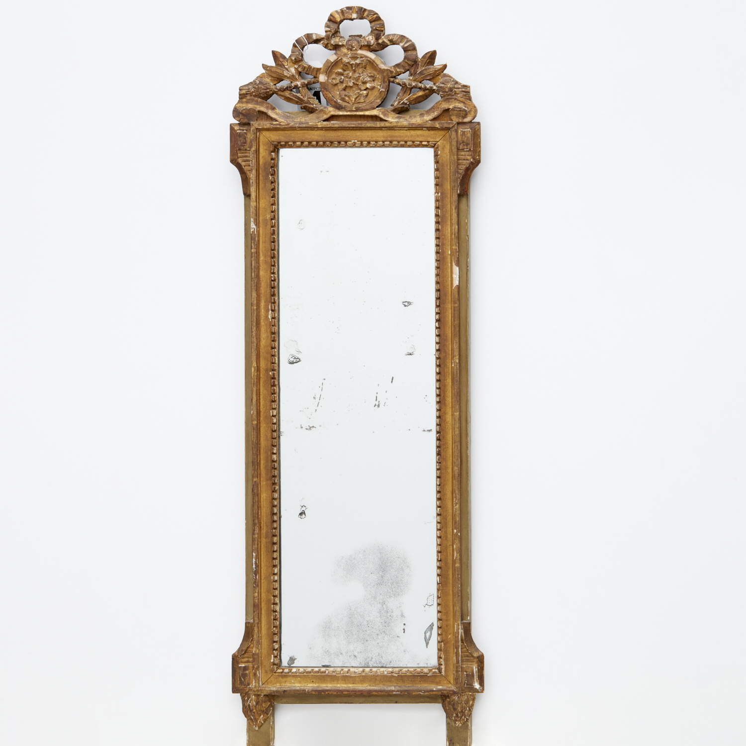 ANTIQUE LOUIS XVI GILTWOOD MIRROR