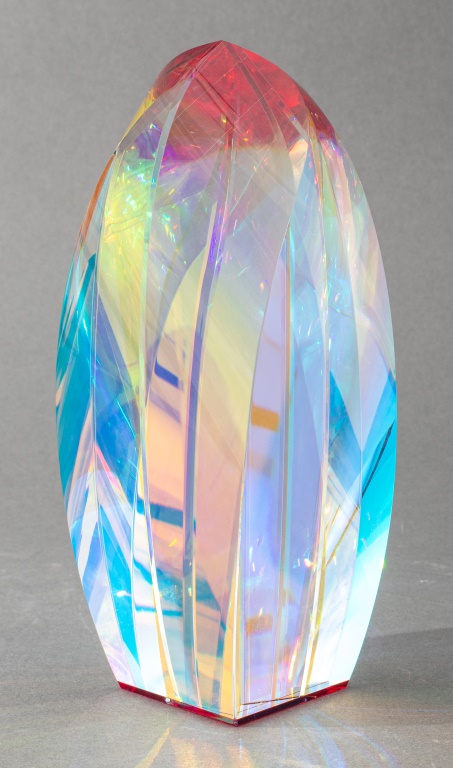 DENALI CRYSTAL ART GLASS SCULPTURE