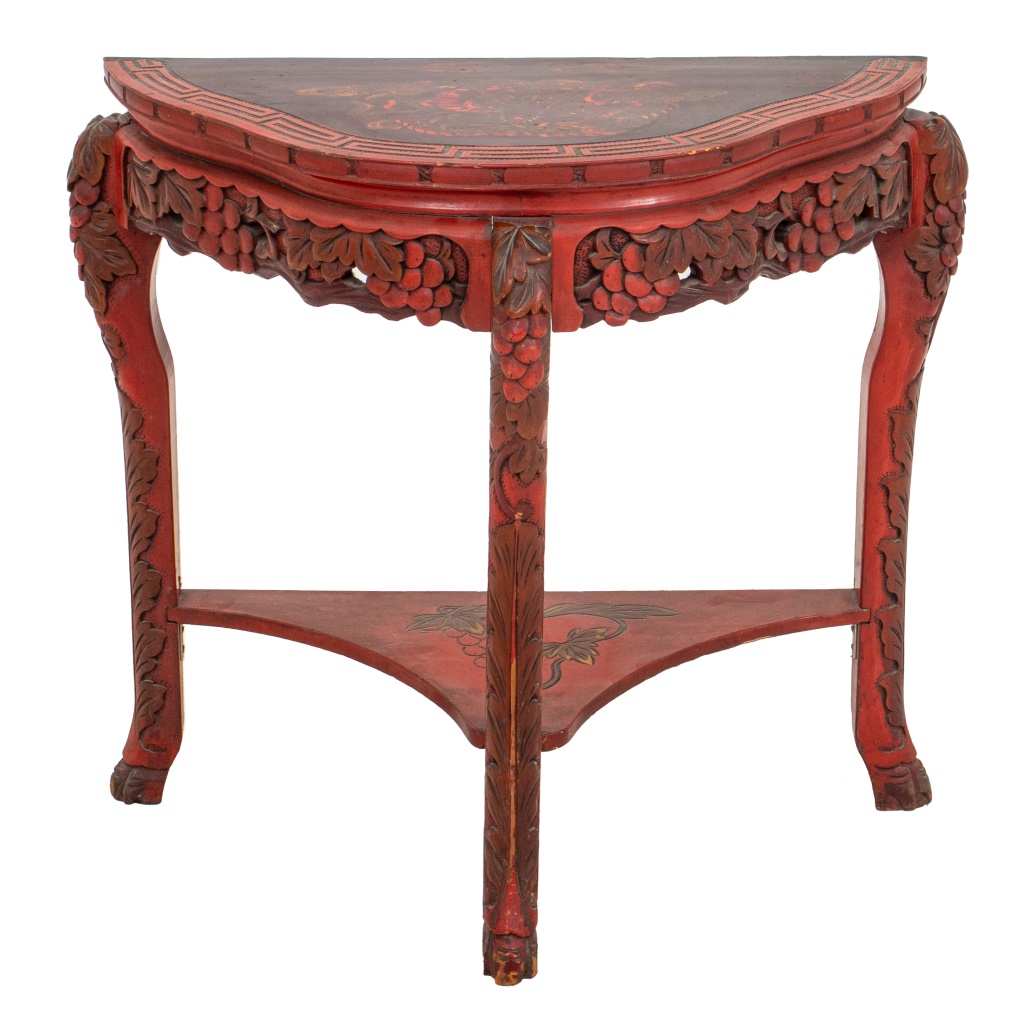 CHINESE STYLE LACQUER SMALL CONSOLE 2fb673