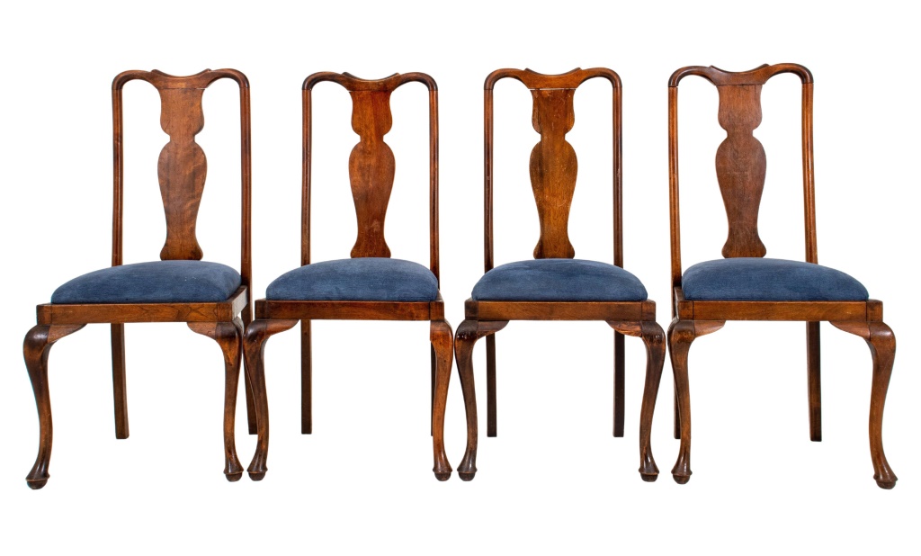 QUEEN ANNE STYLE DINING CHAIRS,