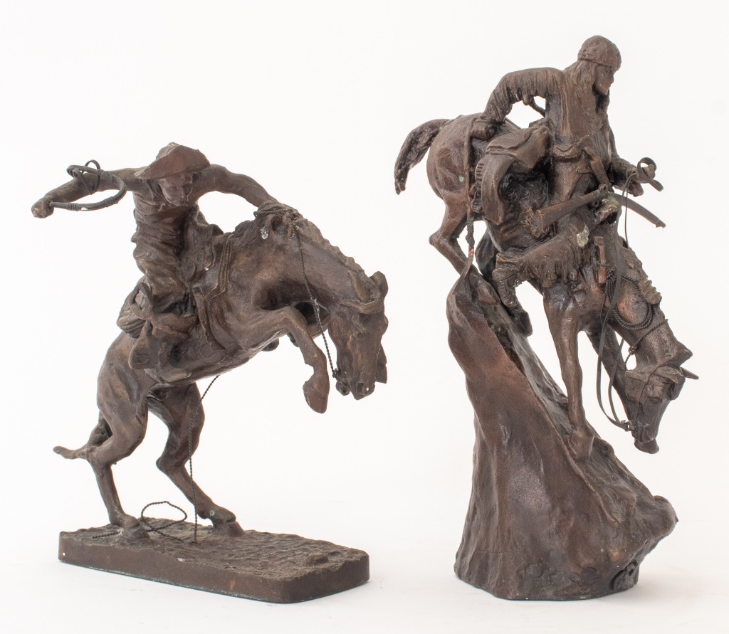 AFTER FREDERIC REMINGTON PATINATED 2fb6fb