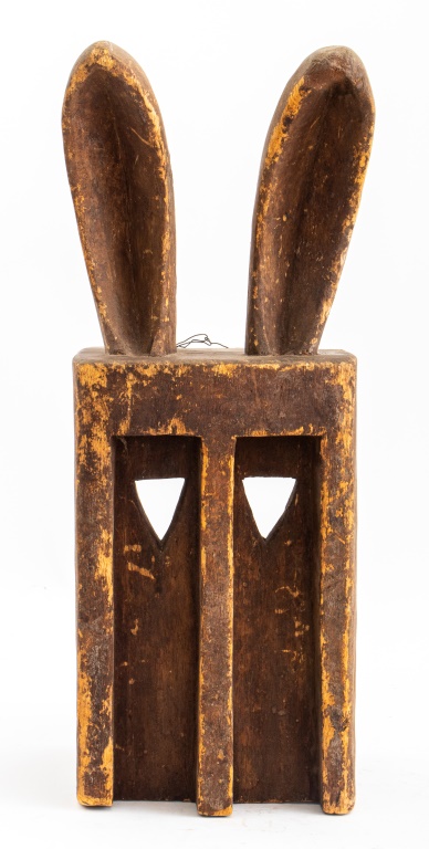 AFRICAN DOGON PEOPLES DYOMMO MASK,
