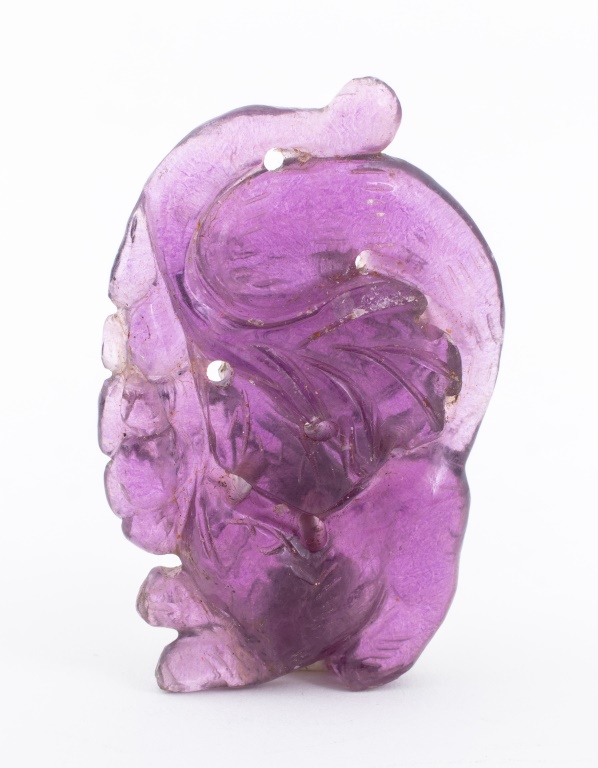 VINTAGE CARVED AMETHYST SQUIRREL