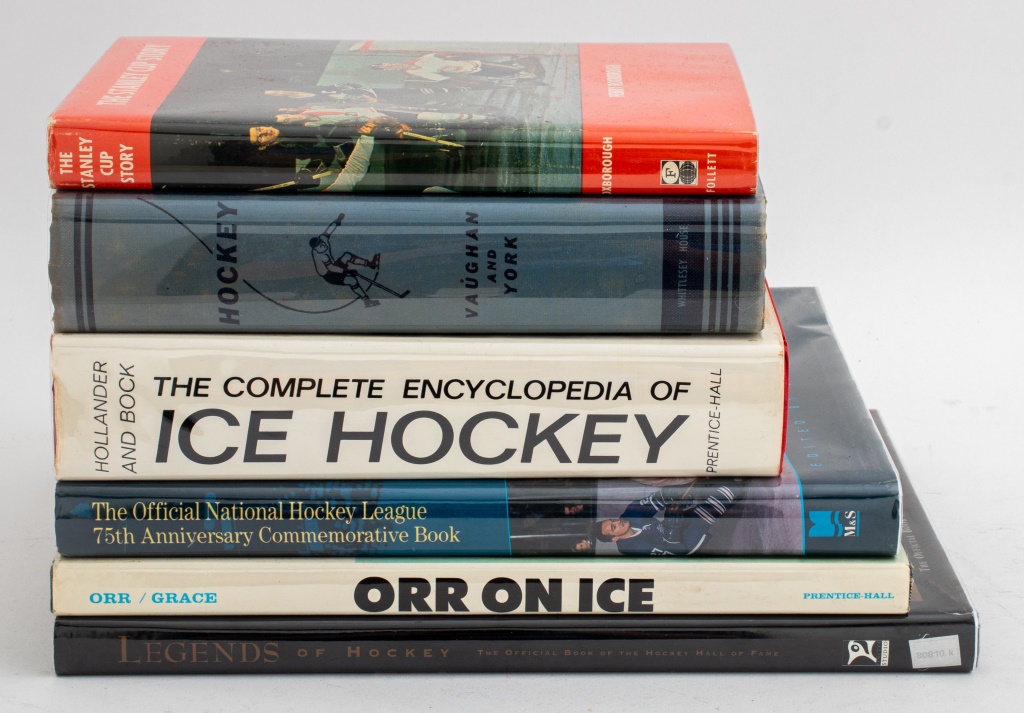 REFERENCE BOOKS ON ICE HOCKEY,