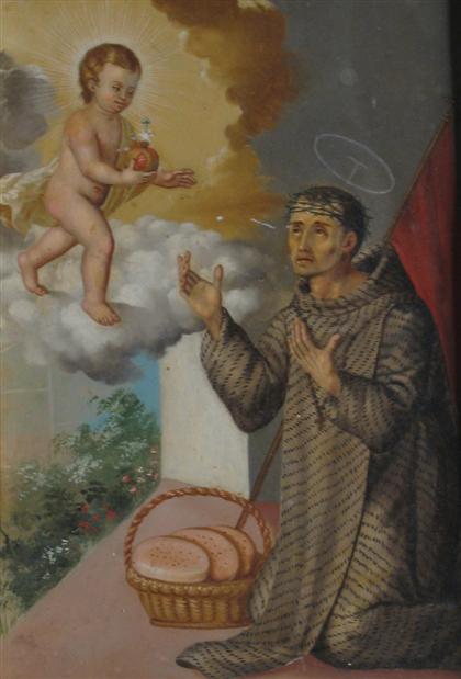 Spanish Colonial retablo  (19th