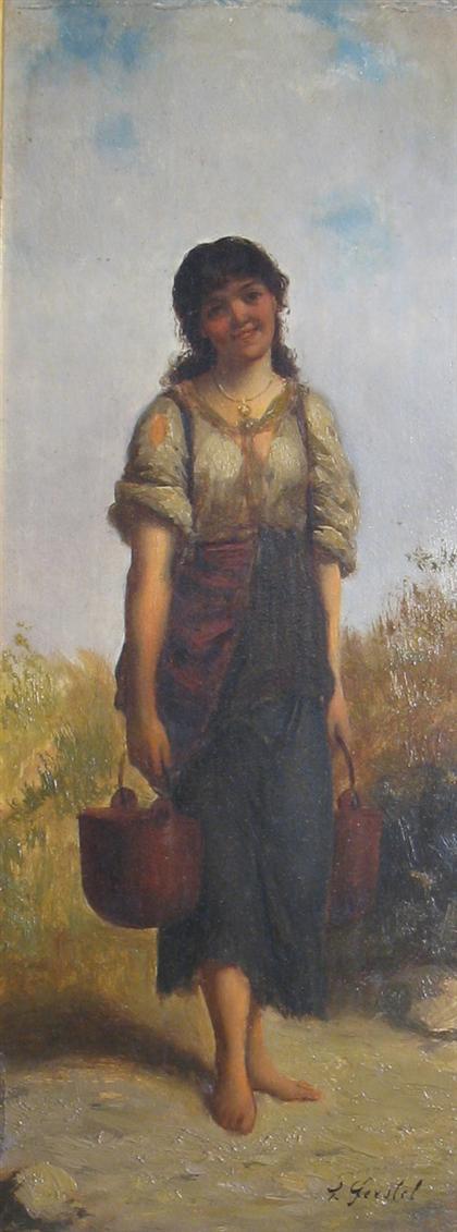 L. GERSTEL  (19th century)  two