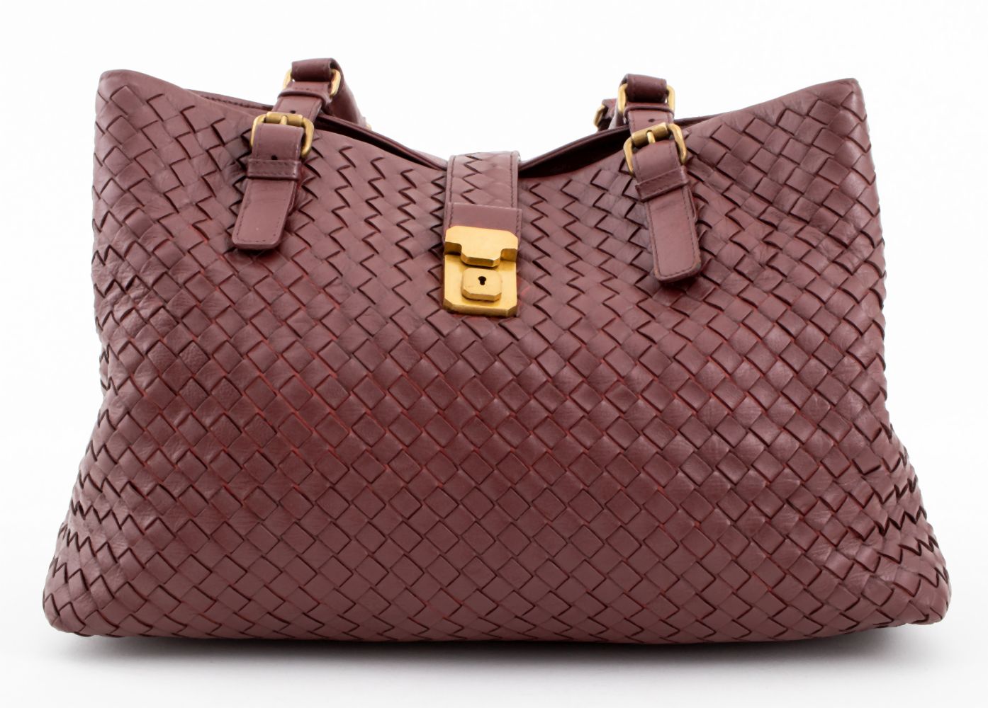 BOTTEGA VENETA BURGUNDY CAPRI TOTE 2fb84a