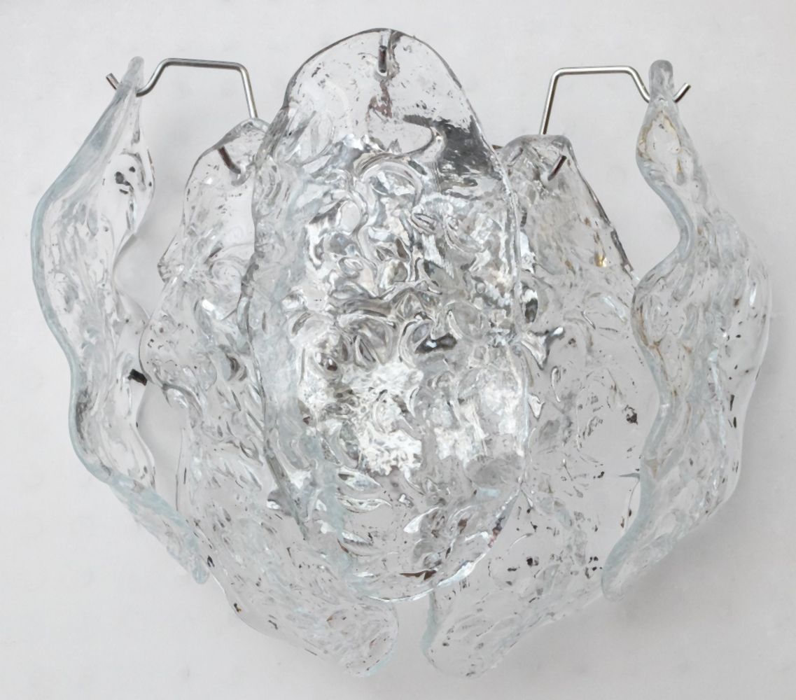 MAZZEGA ITALIAN MURANO WALL SCONCE