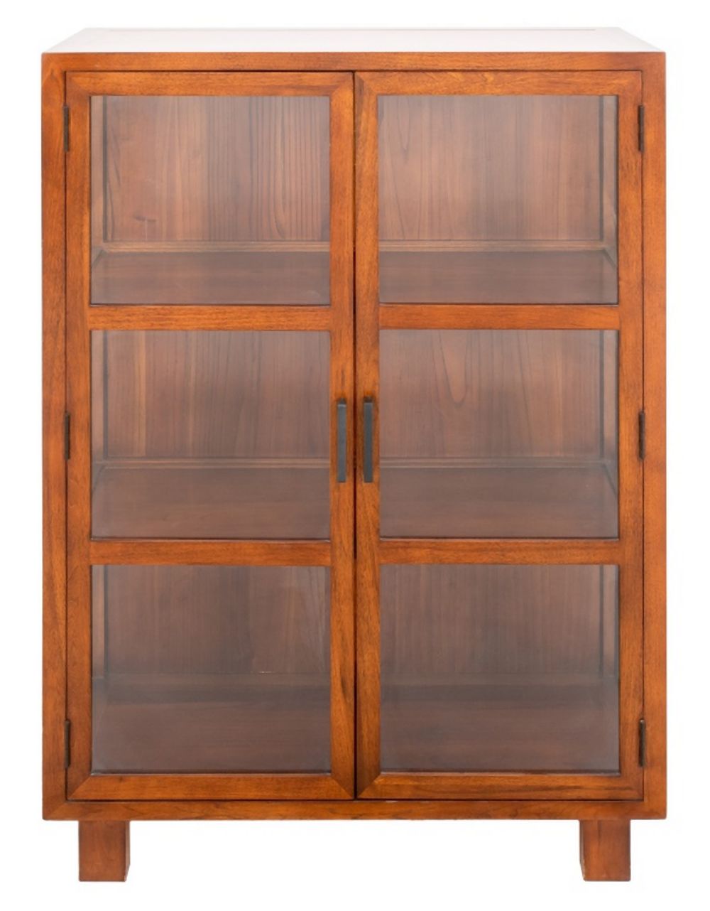 MODERN MAHOGANY GLAZED TWO DOOR 2fb89e