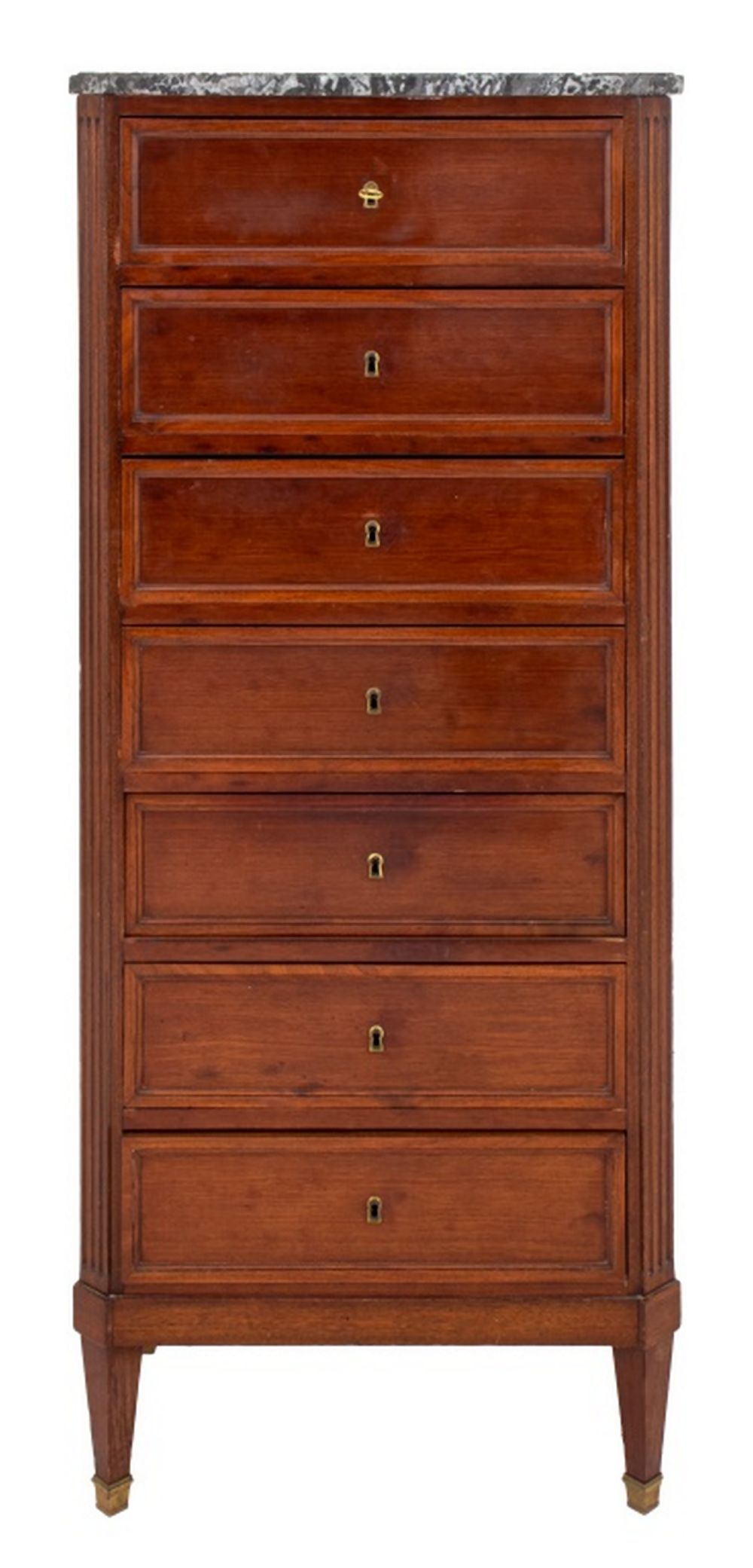 FRENCH LOUIS XVI STYLE TALL DRESSER
