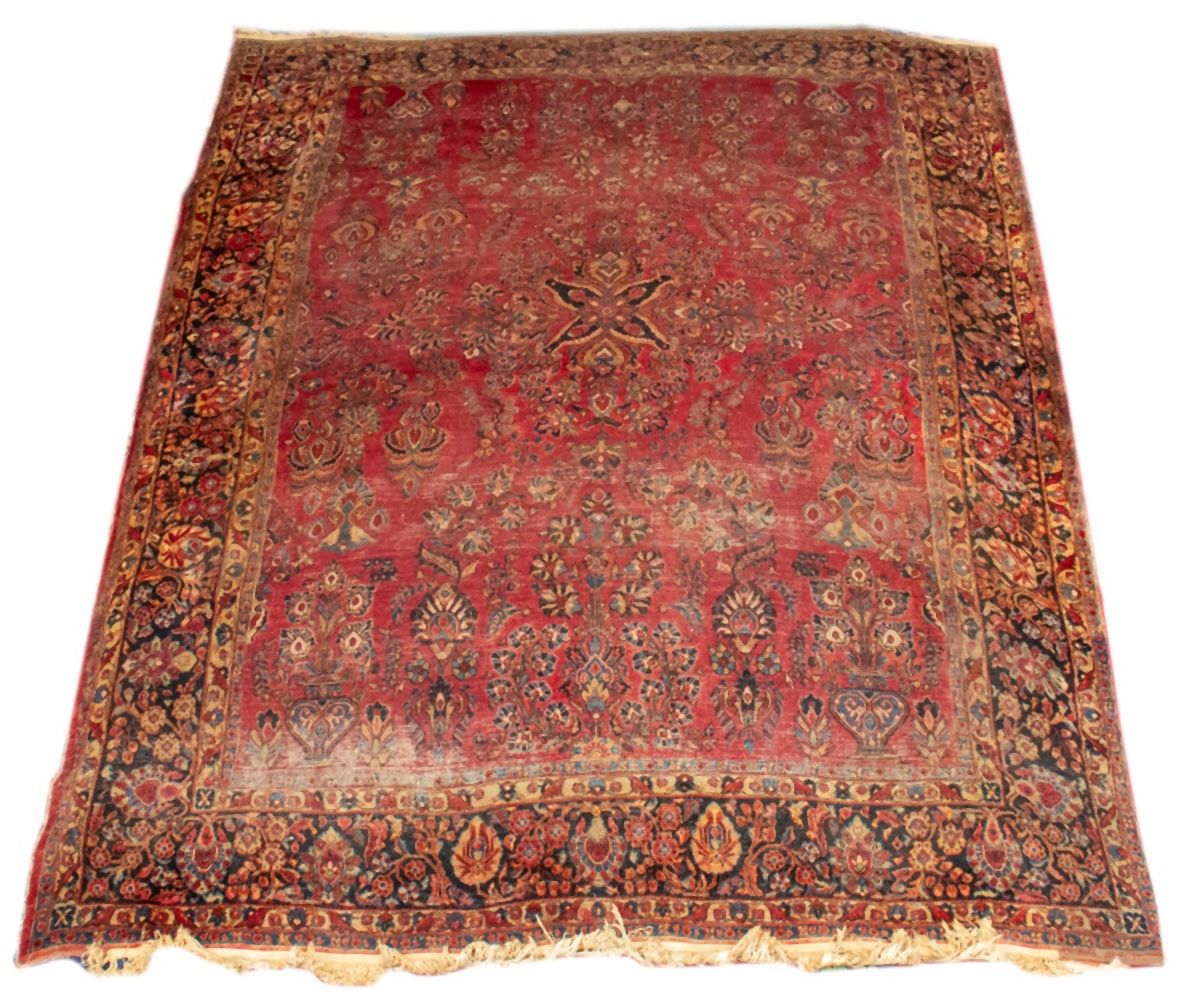 SEMI ANTIQUE SAROUK RUG 11 9  2fb8ba