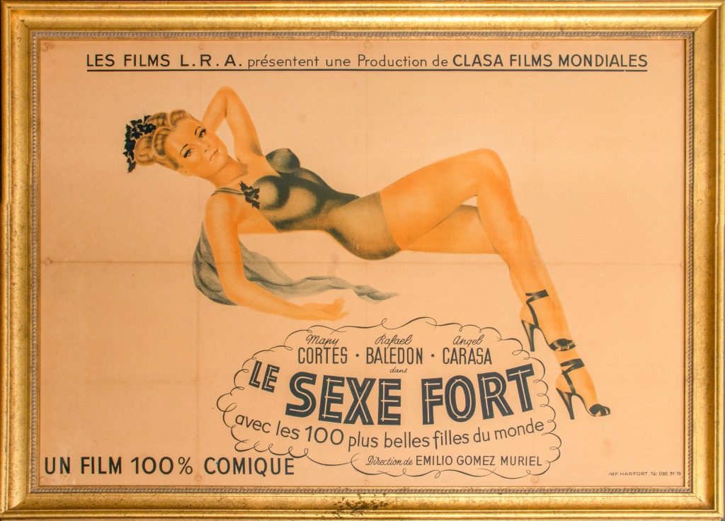 ART DECO LE SEXE FORT MOVIE POSTER  2fb95a