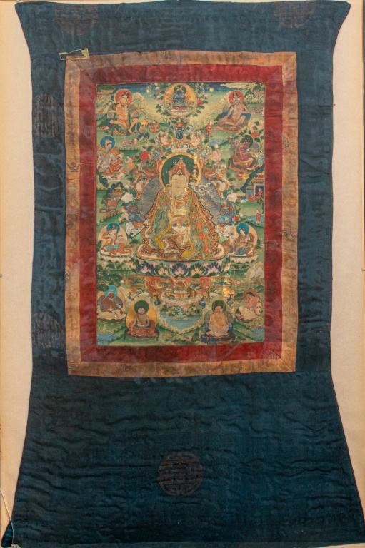 CHINESE TIBETAN THANGKA OF PADMASAMBHAVA  2fba46