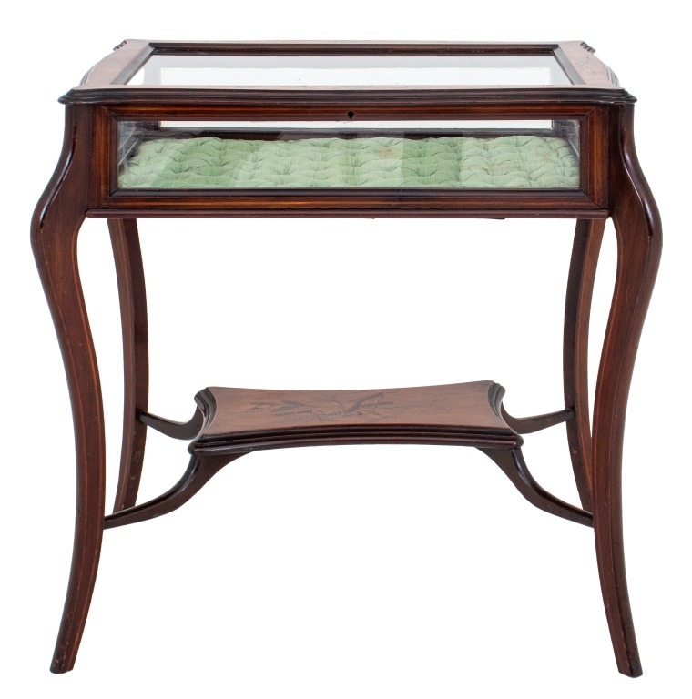 DUTCH MARQUETRY DISPLAY TABLE,