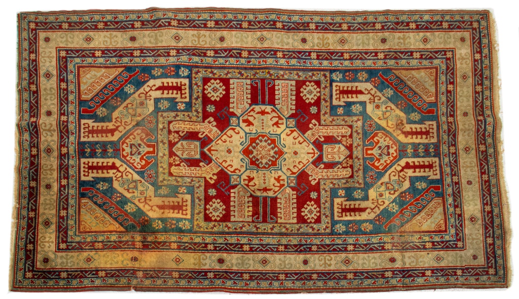 PERSIAN KAZAK RUG 8 X 5 Semi antique 2fbac3