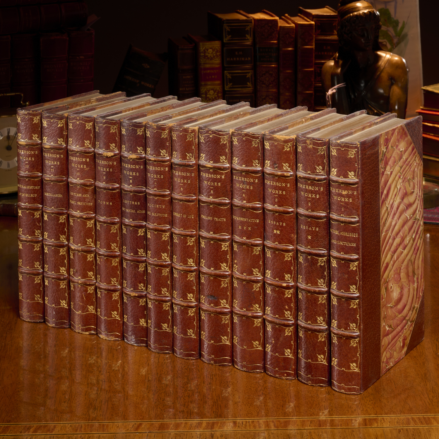 RALPH WALDO EMERSON 12 VOLS  2fbacc