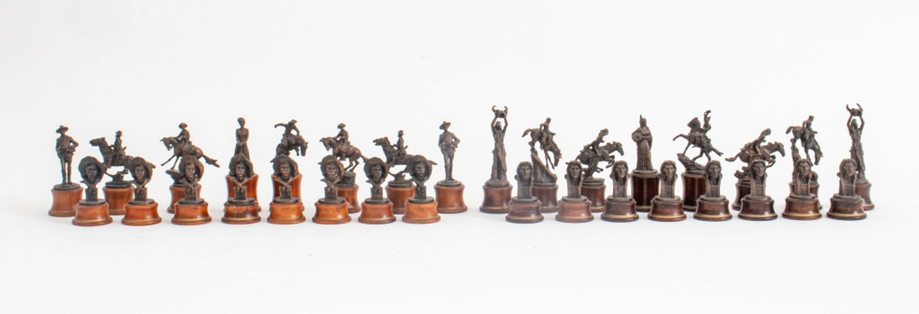 FREDERIC REMINGTON CHESS SET BY 2fbb38