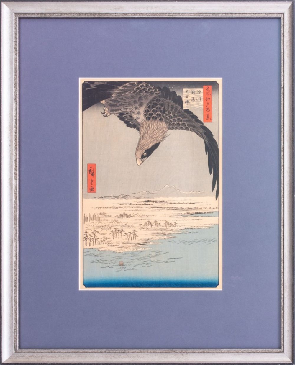UTAGAWA HIROSHIGE 'EAGLE FLYING'