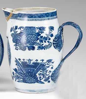 Chinese export porcelain blue Fitzhugh
