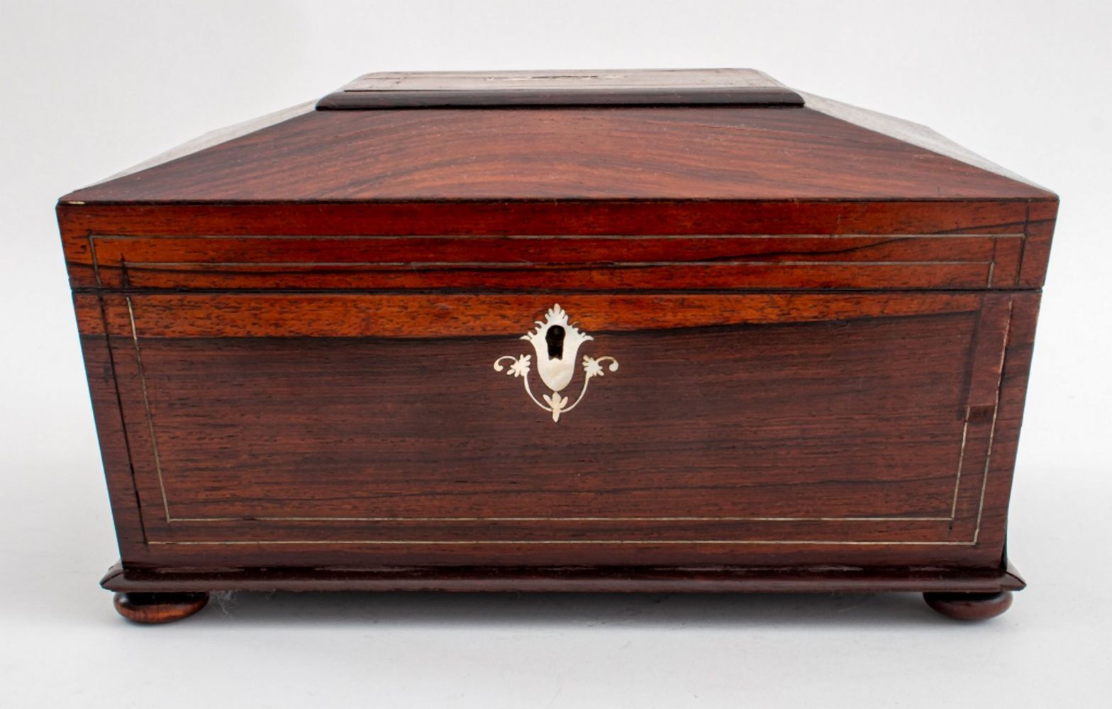 WILLIAM IV ROSEWOOD COFFRET BOX