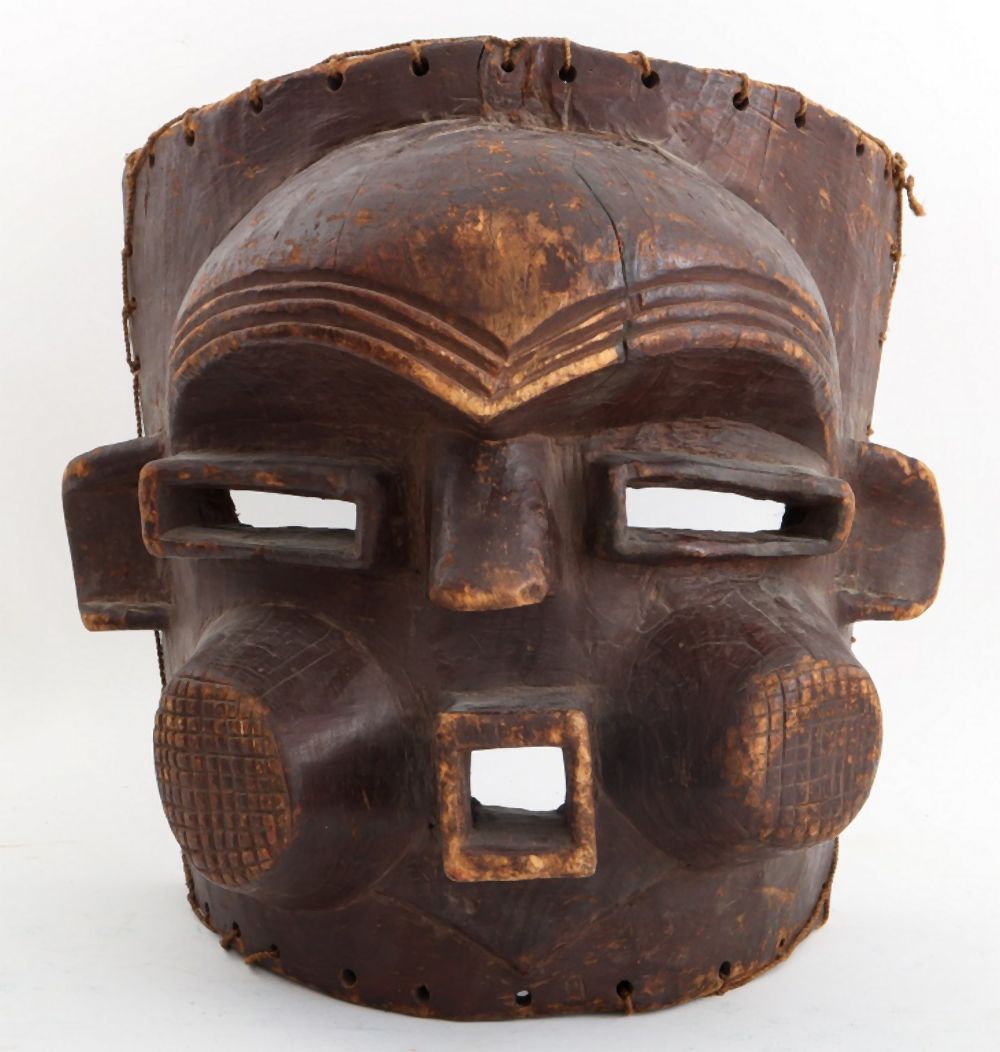 AFRICAN MASK, POSSIBLY COTE D'IVOIRE,
