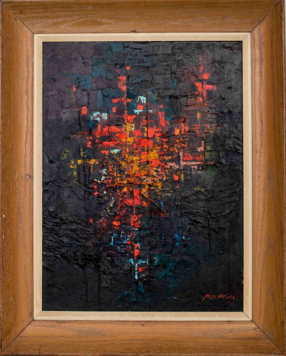 JORGE VARGAS ABSTRACTION OIL ON