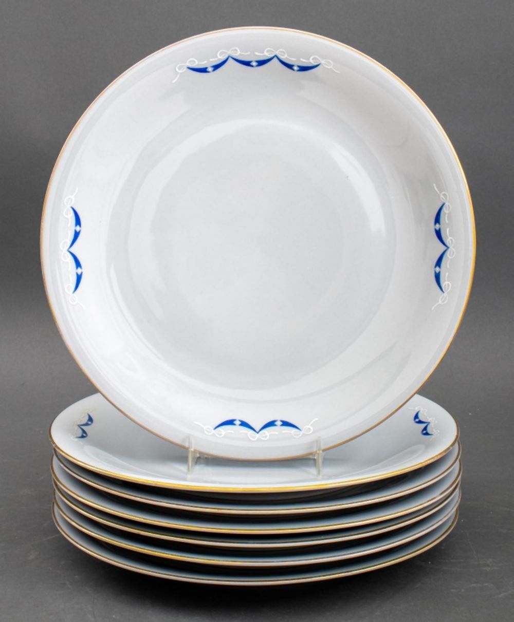 ROYAL EPIAG GRAY DINNER PLATES,